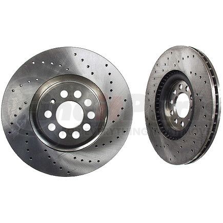 100124052 by ZIMMERMANN - Disc Brake Rotor