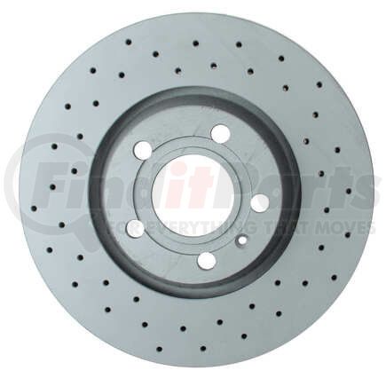 100124252 by ZIMMERMANN - Disc Brake Rotor