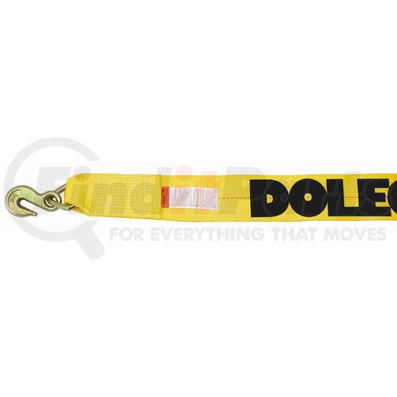 23109427 by DOLECO USA - 4"x27' Winch Strap w/ Grab Hook