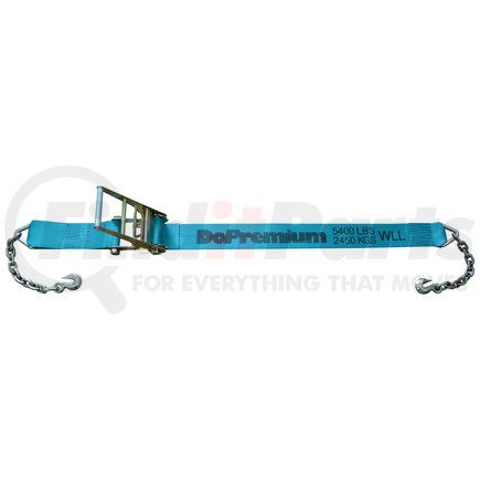 23115430 by DOLECO USA - 4"x30' Premium Winch Strap w/ Chain Anchor