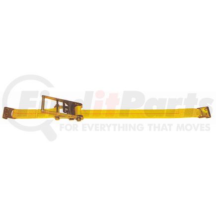 23404327 by DOLECO USA - 3" x 27' Ratchet Strap w/ Flat Hooks