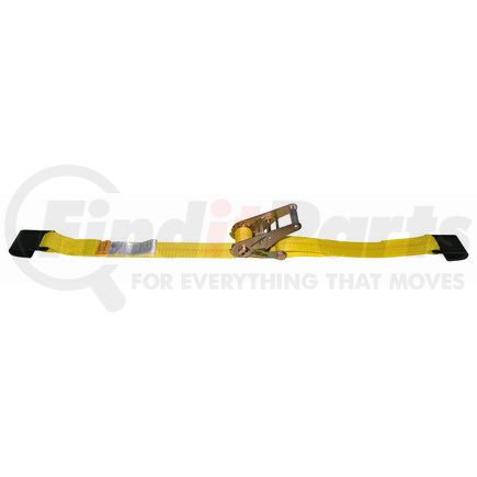 23432227 by DOLECO USA - 2" x 27' Ratchet Strap w/ Flat Hooks