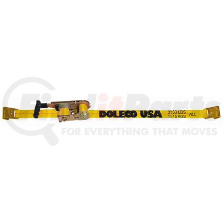 26530227 by DOLECO USA - 2' x 27' Ratchet Strap w/ Flat Hooks DoRapid Ratchet Buckle