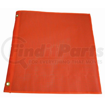 28000005 by DOLECO USA - 18" x 18" PVC coated Orange Flag w/ Grommets