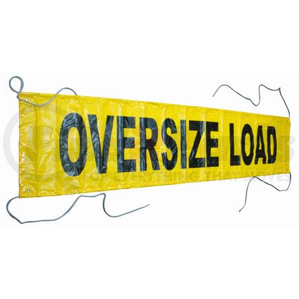 28000007 by DOLECO USA - 18" x 84" Wide Oversized Load Banner w/ 2 ropes