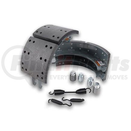 PKSMA3124707QP by MERITOR - Drum Brake Shoe Kit - 16.5 in. Diameter, 7 in. Width, Q Plus, 23K GAWR, 28 Rivet Holes