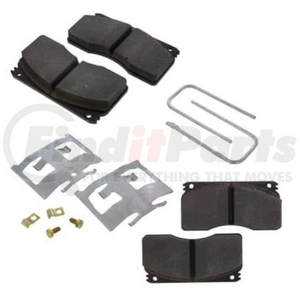 KIT2252LCM7400 by MERITOR - Disc Brake Pad - 8.5", EX225L, M7400 Lining, Twin Piston, for Volvo