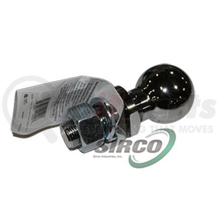 HB-2516-10 by SIRCO - Trailer Hitch Ball - 2-5/16" Chrome, 1" Shank Diameter, 2-1/8" Shank Length, 7.5K Capacity