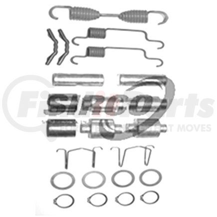 LB-10S by SIRCO - Disc Brake Kit - Includes 1" And 1-1/4" Anchor Pins, Steel, Nylon