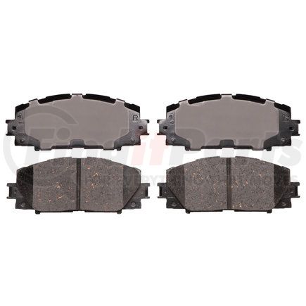 AD1184A by ADVICS - Ultra-Premium Ceramic Formulation Brake Pads