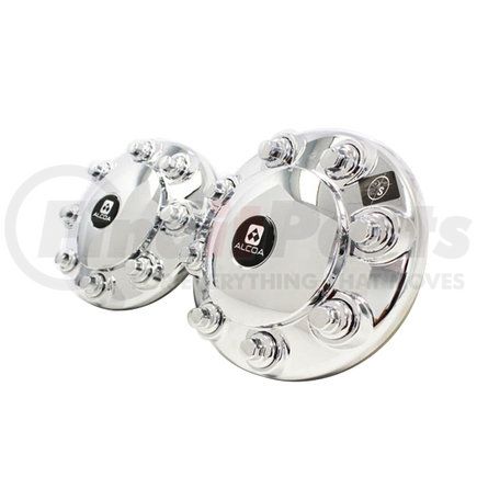 082122 by ALCOA - Axle Hub Cap - Front, 8 x 275 mm. Bolt Pattern, Chrome