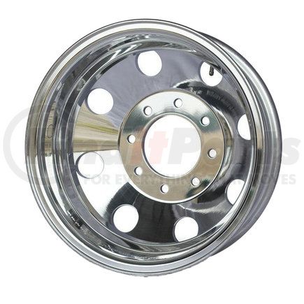 160282DB by ALCOA - Aluminum Wheel - 16" x 6" Wheel Size, Hub Pilot, Mirror Polish Inside Only with Dura-Bright