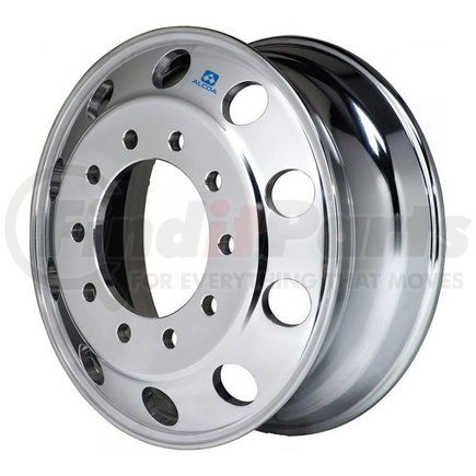 803601 by ALCOA - Aluminum Wheel - 19.5" x 6.75" Wheel Size, Hub Pilot, Mirror Polish Outside Only