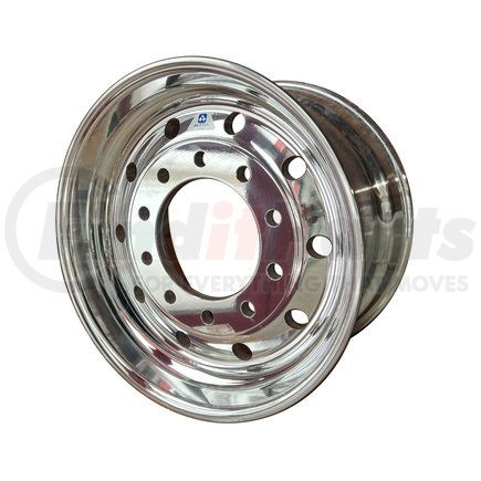 823627 by ALCOA - Aluminum Wheel - 22.5" x 12.25" Wheel Size, Hub Pilot, High Polish