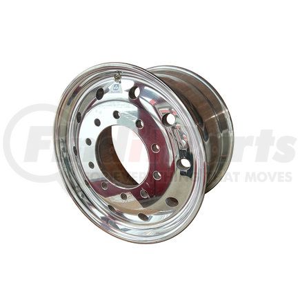 824621 by ALCOA - Aluminum Wheel - 22.5" x 12.25" Wheel Size, Hub Pilot, Mirror Polish Outside Only