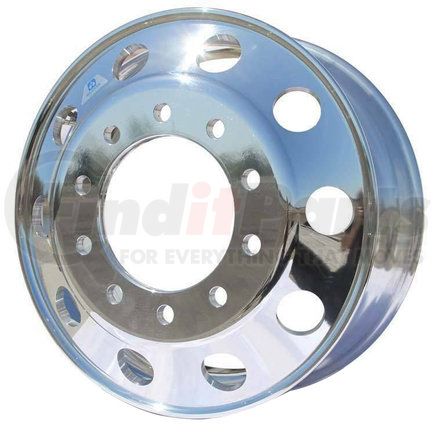 883671 by ALCOA - Aluminum Wheel - 22.5" x 8.25" Wheel Size, Inside Polished