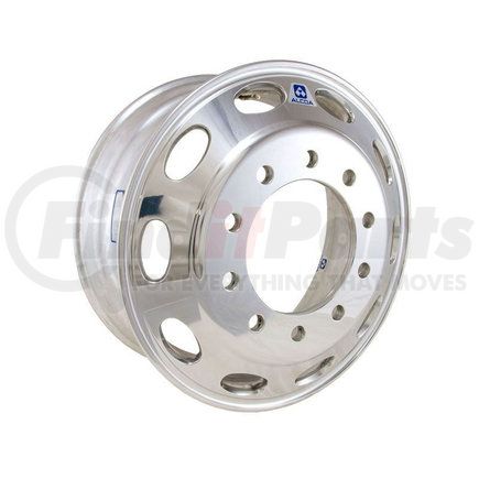 88U671 by ALCOA - Aluminum Wheel - 22.5" x 8.25" Wheel size, Hub Pilot, Mirror Polish Outside Only