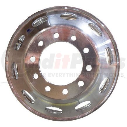 88U672 by ALCOA - Aluminum Wheel - 22.5" x 8.25" Wheel size, Hub Pilot, Mirror Polish Inside Only