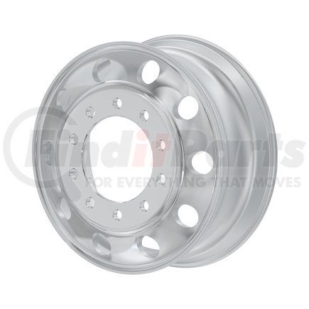 ULA181DB by ALCOA - Aluminum Wheel - 22.5" x 8.25" Wheel Size, Hub Pilot, Mirror Polish Outside Only with Dura-Bright