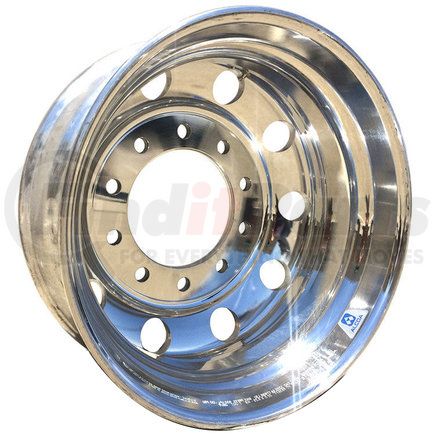 ULT392 by ALCOA - Aluminum Wheel - 22.5" x 8.25" Wheel Size, Hub Pilot, Mirror Polish Inside Only