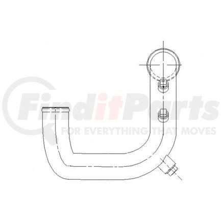 A05-15443-001 by FREIGHTLINER - PIPE-RAD LOWER