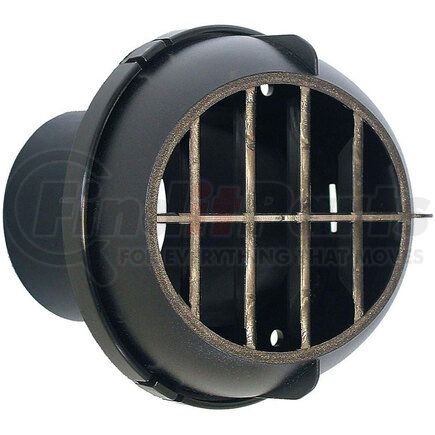 1322405A by WEBASTO HEATER - Heater Duct Air Outlet - 60 mm. I.D, Black, EyebFor All Grille, with Adjustable Louver