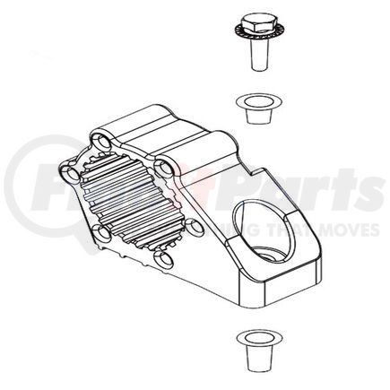9027035A by WEBASTO HEATER - Engine Auxiliary Water Pump Mount - For Thermo Pro 50 Eco