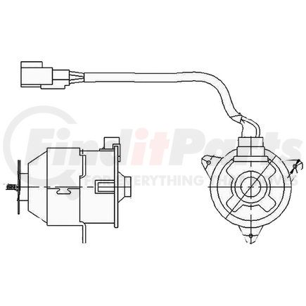 2312149 by GLOBAL PARTS DISTRIBUTORS - gpd Electric Cooling Fan 2312149