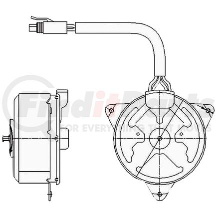 2312160 by GLOBAL PARTS DISTRIBUTORS - gpd Electric Cooling Fan 2312160