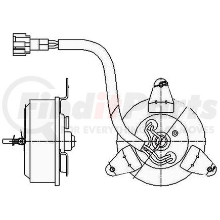 2312220 by GLOBAL PARTS DISTRIBUTORS - gpd Electric Cooling Fan 2312220