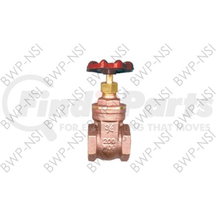 BWP-NSI M-5046 BrsFtg Gate Valve