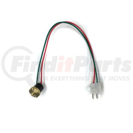 354902 by WEBASTO HEATER - A/C Temperature Control Thermostat - 75 Deg. C or 167 Deg. F, with Red and Green Wire