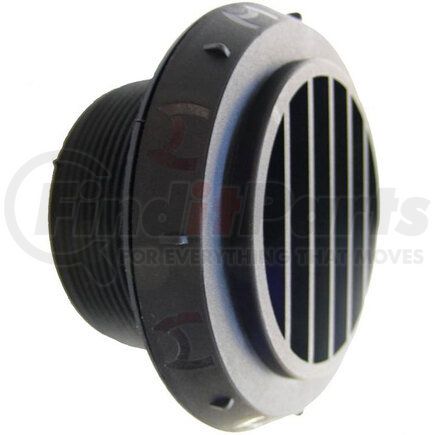 1320934A by WEBASTO HEATER - Heater Duct Air Outlet - 60 mm. I.D, Black, with Louver Threaded Ducting