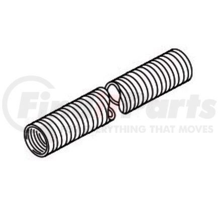 900497A by WEBASTO HEATER - A/C Flex Hose - 1 m. long, 60 mm. dia, For Air Top 2000 STC