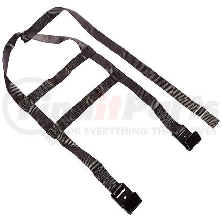 03528 by DEMCO - Tow Dolly Strap - 3-Point Standard, 16-1/2 in., with J-Hook and Buckles