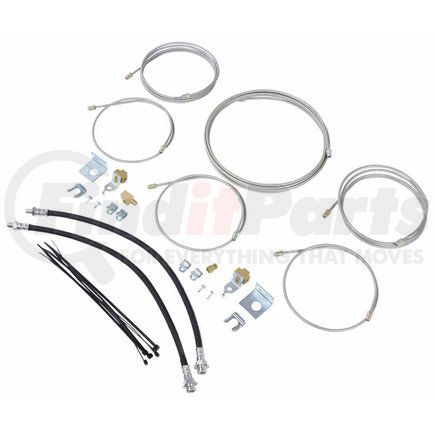 6098 by DEMCO - Brake Hydraulic Line Kit - Drum Brakes, For Tandem Axle Trailers, 180 in. Main Line