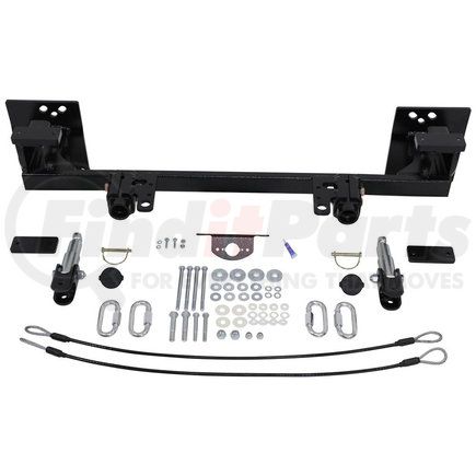 9519334 by DEMCO - Tow Bar Base Plate - Removable Arms, Steel, Single Lugs, Steel