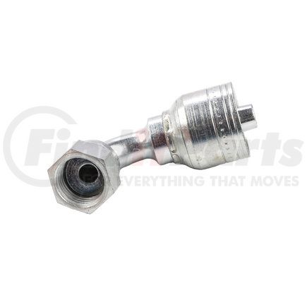 06Z-A26 by WEATHERHEAD - Eaton Weatherhead Z Series Crimp Hose Fittings Female ORS Swivel Short Drop 90 Elbow