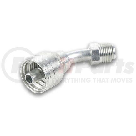 06Z-B46 by WEATHERHEAD - Eaton Weatherhead Z Series Crimp Hose Fittings Inverted Male Swivel 45 Elbow