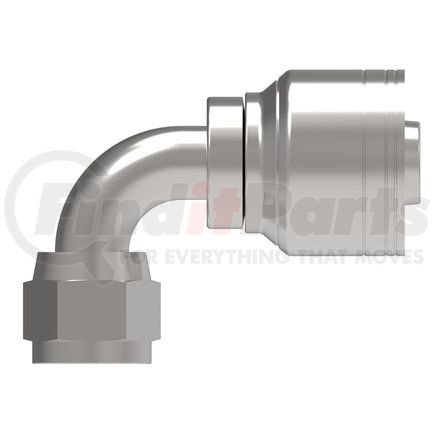 08Z-670 by WEATHERHEAD - Z Series Hydraulic Coupling / Adapter - Female Swivel, 90 degree, 1" hex, 7/8-14 thread