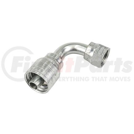 08Z-J38 by WEATHERHEAD - Eaton Weatherhead Z Series Crimp Hose Fittings Female ORS Swivel Medium Drop 90 Elbow