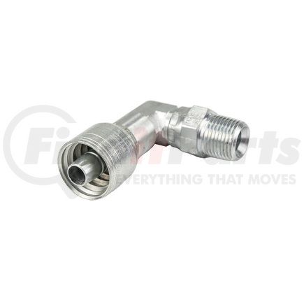 08Z-M08 by WEATHERHEAD - Eaton Weatherhead Z Series Crimp Hose Fittings Male Pipe Swivel 90 Elbow