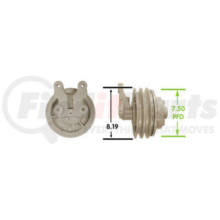 90026 by KIT MASTERS - Volvo Fan Clutch