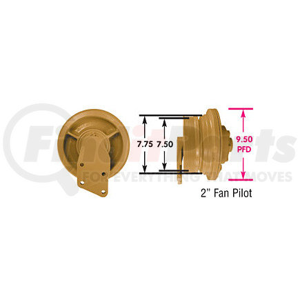 91131 by KIT MASTERS - Caterpillar Fan Clutch