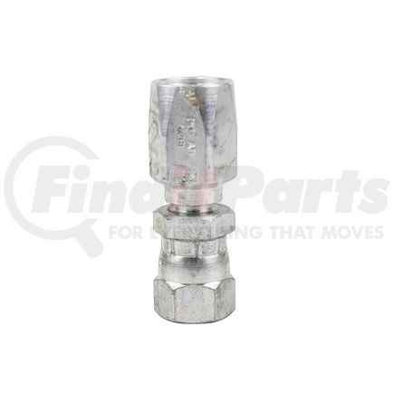 21306N-606 by WEATHERHEAD - 213 N Series Hydraulic Coupling / Adapter - Female Swivel, 0.75" hex, 9/16-18 thread