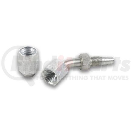 21306N-486 by WEATHERHEAD - Eaton Weatherhead 213 N series Field Attachable Hose Fittings SAE 45 Female Swivel 45 Elbow