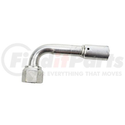 75710E-Z91 by WEATHERHEAD - 757 E Series Hydraulic Coupling / Adapter - Female Swivel, 1.062" hex, 90 degree, 7/8-14 thread