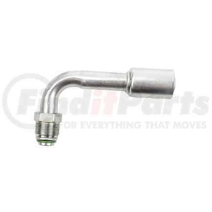 75712E-Z70 by WEATHERHEAD - Eaton Weatherhead 757 E Series Crimp Hose Fittings Bumped Tube O-Ring Male Swivel 90 Tube Elbow