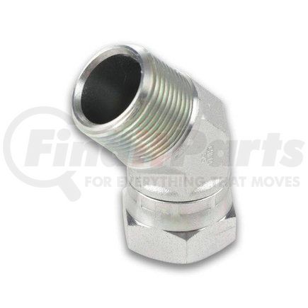 9355X16X16 by WEATHERHEAD - Hydraulic Coupling / Adapter - Female to Male Pipe, 45 degree, Straight, 1-11 1/2 thread