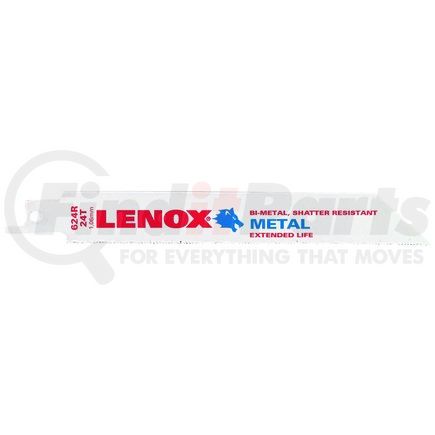 20569 by LENOX TOOLS - Reciprocating Saw Blade - 6", Bi-Metal, 24 Teeth